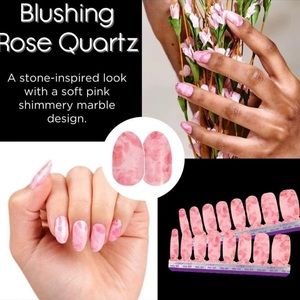 Retired Color Street Nail Strips - Blushing Rose Quartz